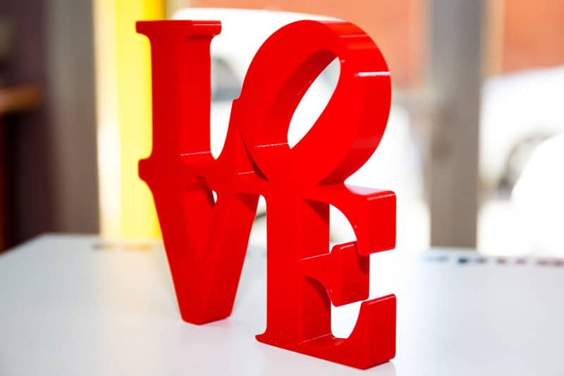 Love impreso en 3D